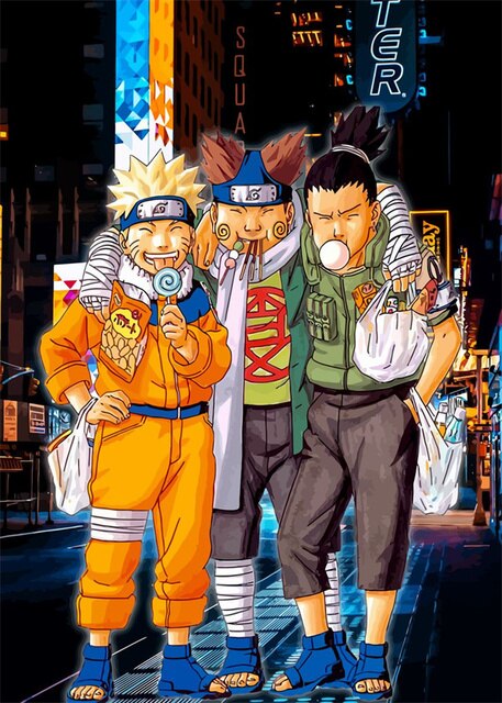 Naruto x Choji x Shikamaru Poster